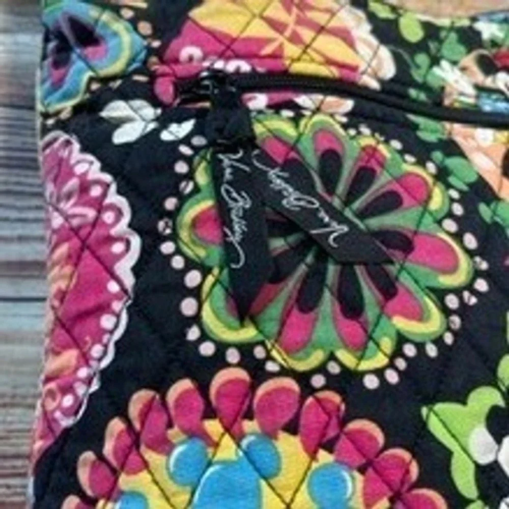 Vera Bradley‎ Disney Mickey Mouse Paisley Celebration Quilted Hipster Crossbody